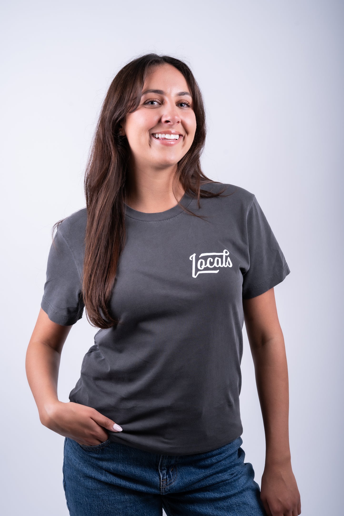 "Locals" Grey T