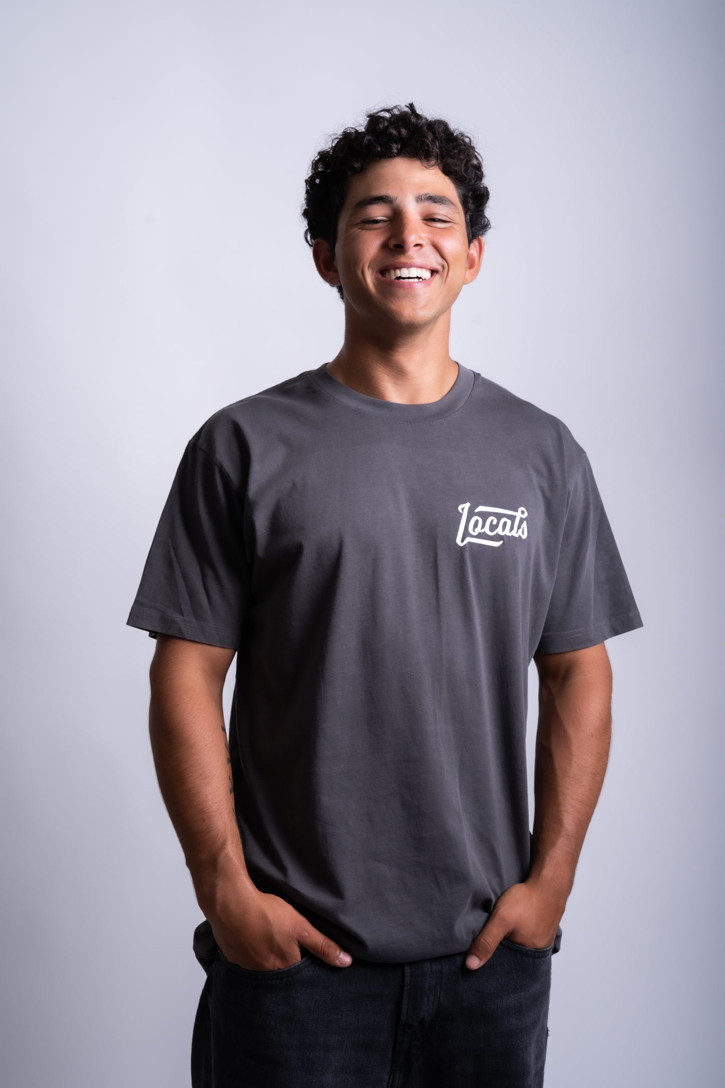 "Locals" Grey T