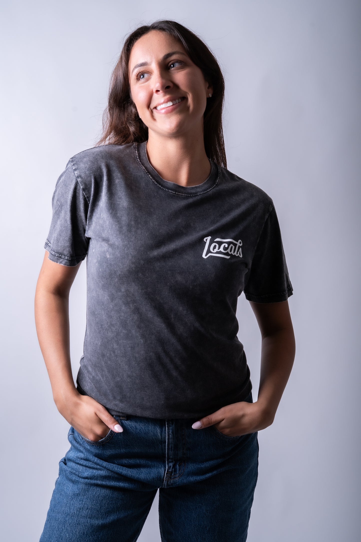 "Locals" Stone Wash T