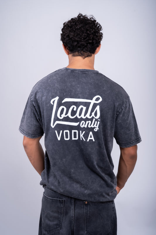 Locals Only Vodka Stone Wash T